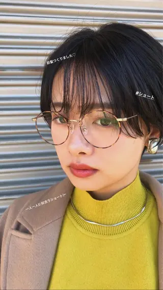 ショート カラー ヘアアレンジ マツエク・マツパ Kawaguchi Arisaのヘアスタイル