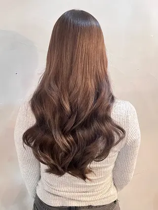 ロング カラー 𓍲꙳yamada haruna⋆ 𓍱のヘアスタイル
