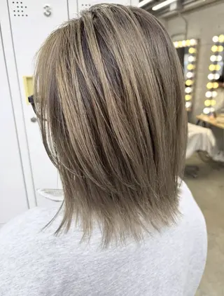 ミディアム 🍀デザインカラー 🍀齋藤　翔龍のヘアスタイル