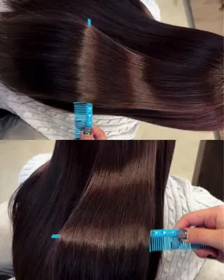 ロング 彩名/透明感カラー/ レイヤーカットのヘアスタイル
