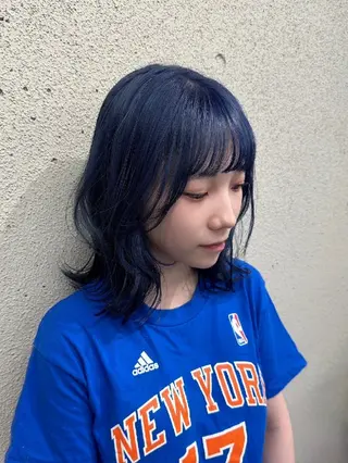 カラー ミディアム IPPO アカデミーのヘアスタイル