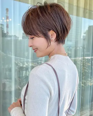 ショート 🌼アユム/レイヤー ハッシュカット🌼のヘアスタイル