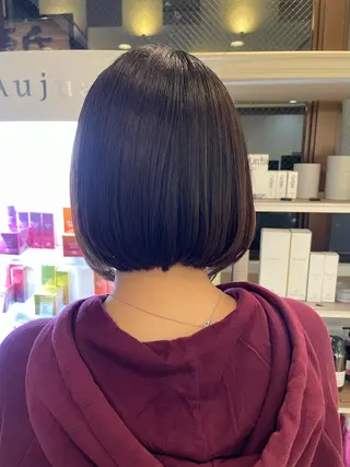 ミディアム ボブカット 佐々木 祐太のヘアスタイル