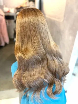 ロング カラー 🩶鈴木茉奈🩶艶髪 /透明感/暖色カラーのヘアスタイル