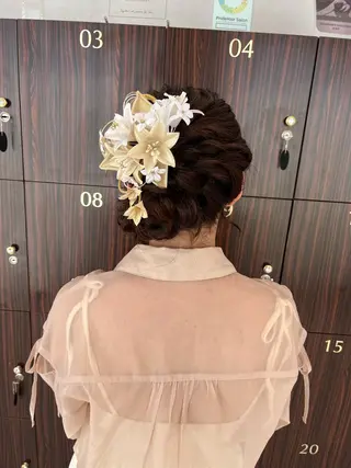 ヘアアレンジ 福島 果音のヘアスタイル