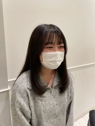 ロング カットモデル無料✨ 塚田のヘアスタイル