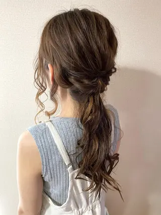 ロング ヘアアレンジ ショート/髪質改善/ 【きち】のヘアスタイル