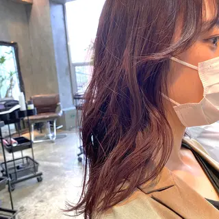 セミロング カラー ヘアアレンジ 【ダメージレス施術】 【透明感】北村 拓也のヘアスタイル