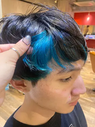 ショート カラー メンズ 横浜美容室/暖色系 michika🌹のヘアスタイル