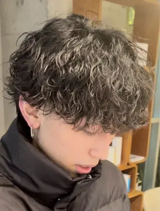 パーマ メンズ 🎀メンズパーマ☆ 艶カラー☆Syuriのヘアスタイル