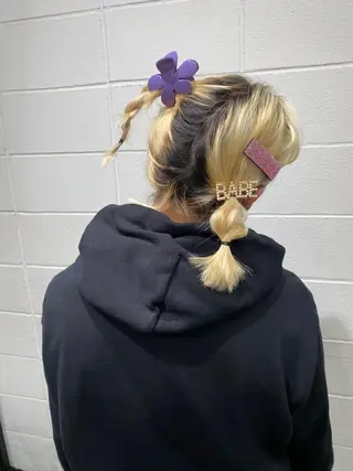 カラー サイレント美容師 アイリィのヘアスタイル