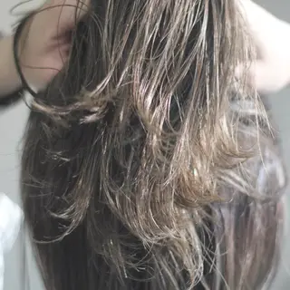 ミディアム カラー 🌼yuna🌼 pagesのヘアスタイル