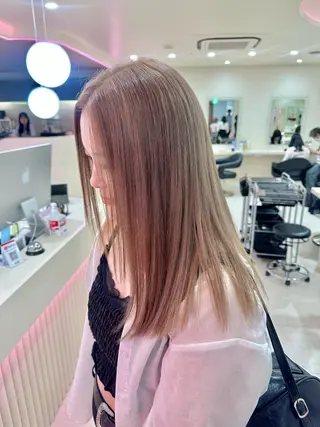 ロング カラー ヘアアレンジ 🎀 yuuka🎀のヘアスタイル