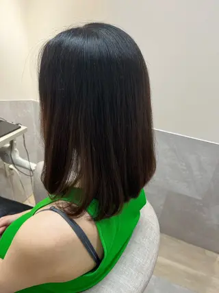 ミディアム 西田 優作のヘアスタイル