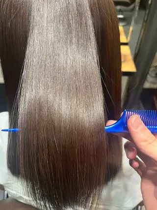 カラー 三瓶隼途/ボブ/ レイヤー/縮毛矯正のヘアスタイル