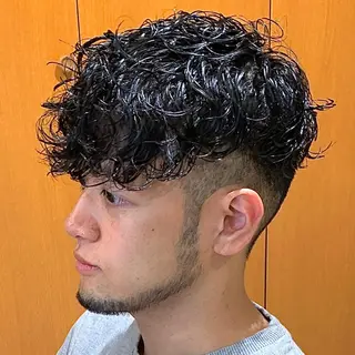 ショート パーマ メンズ メンズパーマ&メンズ 縮毛矯正/平野/渋谷のヘアスタイル