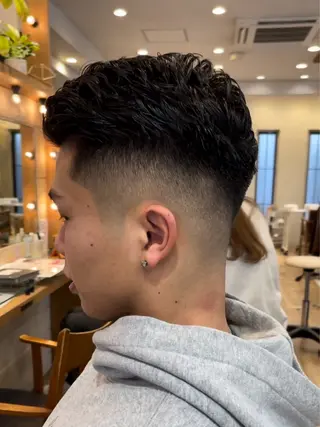 メンズ スパイキー/韓国 パーマ/メンズ/直輝のヘアスタイル