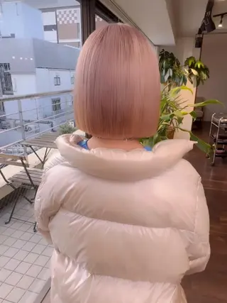 ショート カラー 🧡色落ちまで2度綺 麗なカラー🧡ヨシキのヘアスタイル