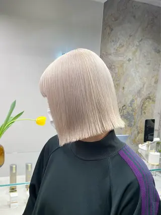 ショート カラー ヘアアレンジ 原宿・デザインカラー YUI🤍ྀིのヘアスタイル