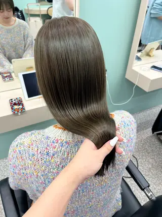 セミロング カラー IROW/イロウ天神 大名店 yamaのヘアスタイル