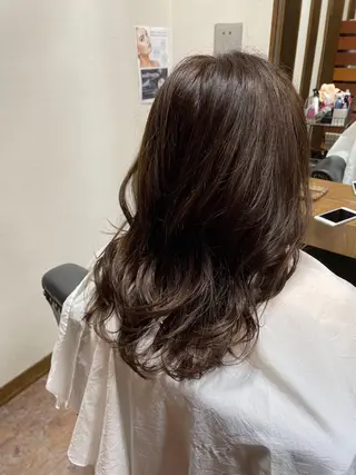 セミロング カラー ショートボブカット /堀内波玲のヘアスタイル