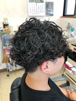 パーマ メンズ 石塚 浩のヘアスタイル