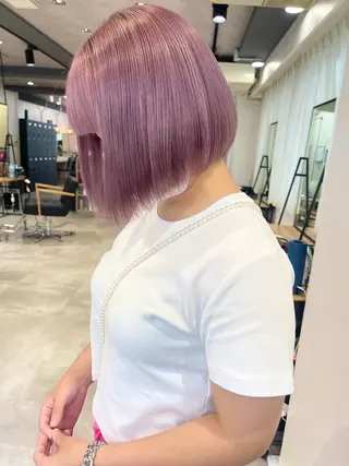 カラー うる艶/ハイトーン 🎀hina🎀のヘアスタイル
