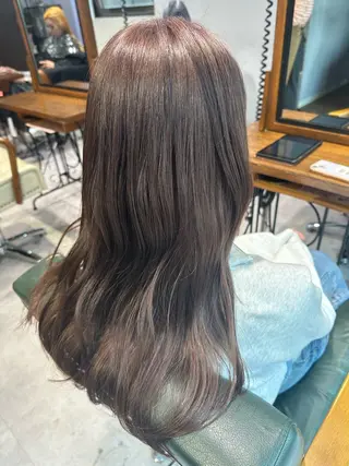ロング カラー 七井 香奈 (なないかな)のヘアスタイル