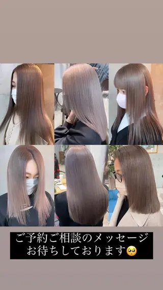ミディアム カラー 💜ハイトーン💛 マジカルかいちゃんのヘアスタイル
