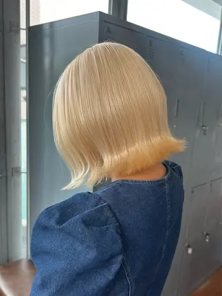 カラー 🎀艶ハイトーン特化 🎀セナのヘアスタイル