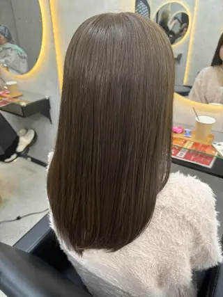 ミディアム 垢抜け🪄透明感✨ ブリーチ特化のヘアスタイル