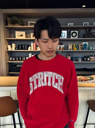 パーマ メンズ 新規再来率No.1 金山/メンズパーマのヘアスタイル