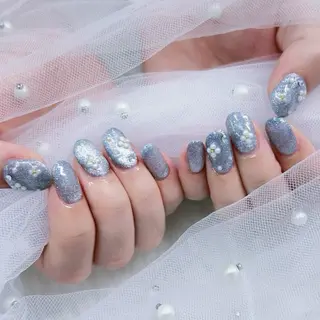 ネイル パーツ全部¥110 サロンミミのネイルデザイン