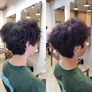 ショート メンズ カラー 野村 果音(カノン)のヘアスタイル