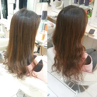 ロング パーマ 宮本 秀人のヘアスタイル