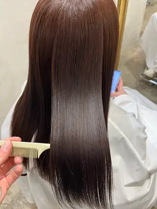 ロング カラー 新越谷Lusso 【OOSERA】のヘアスタイル