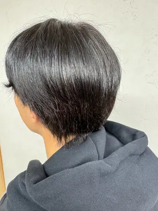 ショート メンズ パーマ/ハイトーン /吉田眞のヘアスタイル