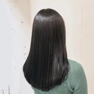 セミロング カラー パーマ ヘアアレンジ 【ツヤ髪美容師】 ツダケイスケのヘアスタイル