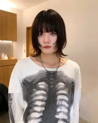 ミディアム ✂︎ウルフカット /レイヤーカット✂︎のヘアスタイル