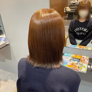 ミディアム Mimi🎀ブリーチ なし透明感 Ｗカラーのヘアスタイル