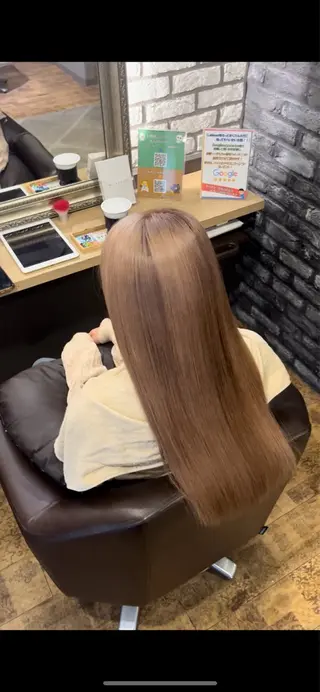 ロング カラー 西中島/似合わせ カット/西山昇汰のヘアスタイル