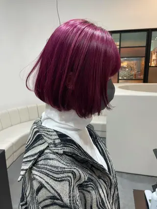 ショート カラー ヘアアレンジ 小倉 愛里のヘアスタイル