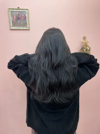 ロング カラー ヘアアレンジ 山本 史奈のヘアスタイル