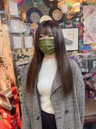 ロング カラー ヘアアレンジ 🌈派手髪エクステ ブレイズ🌈ひろとのヘアスタイル