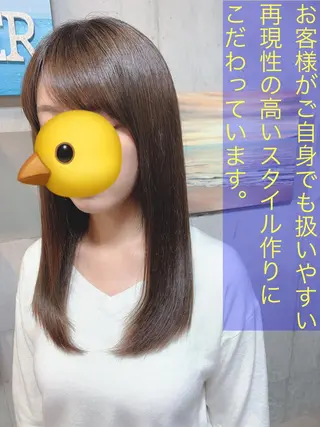 セミロング カラー Beach 代表 KENTAのヘアスタイル