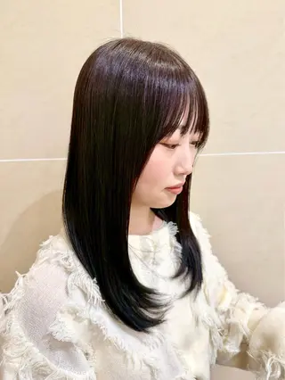 ロング 三橋 由佳のヘアスタイル