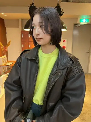 ミディアム カラー 🩷ハイトーン透明感 レイヤー🩷ユリカのヘアスタイル