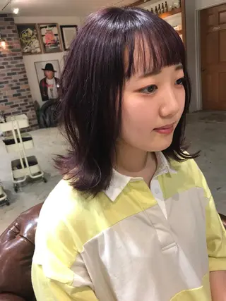ミディアム カラー ⭐️ハイクオリティ カラー杉本雄志⭐️のヘアスタイル