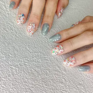 ネイル muum_nail 新宿2分 三丁目1分のネイルデザイン