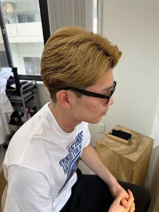 ショート メンズ ボブ／パーマ指名 No. 1🍃れんとのヘアスタイル